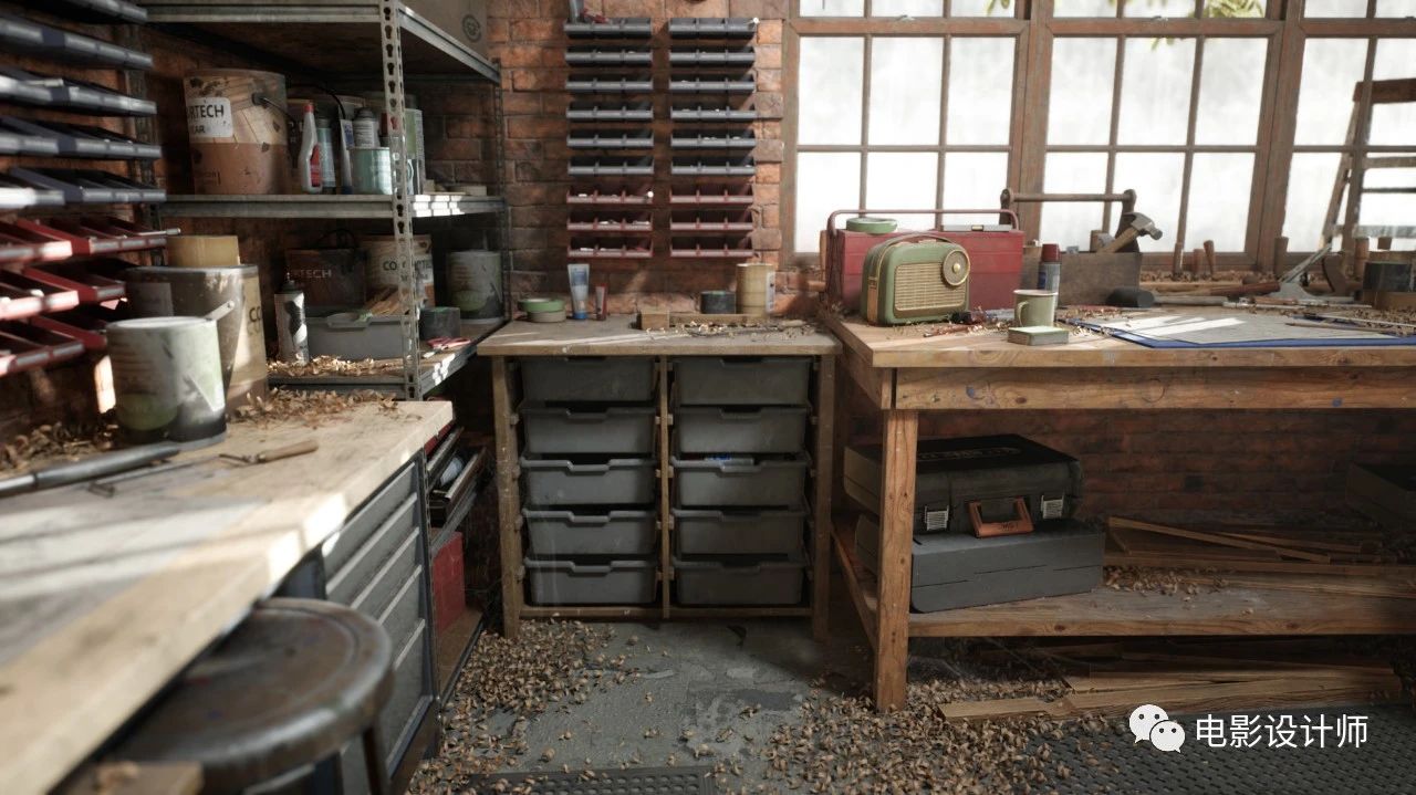 筑影分享:细节爆表,如果制作一个UE4超写实的木匠工作室