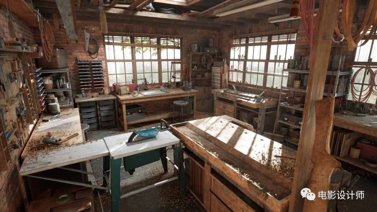 筑影分享:细节爆表,如果制作一个UE4超写实的木匠工作室