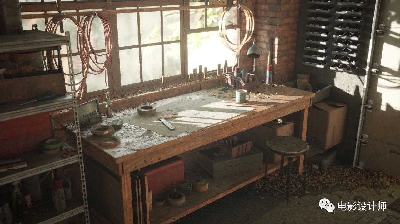筑影分享:细节爆表,如果制作一个UE4超写实的木匠工作室