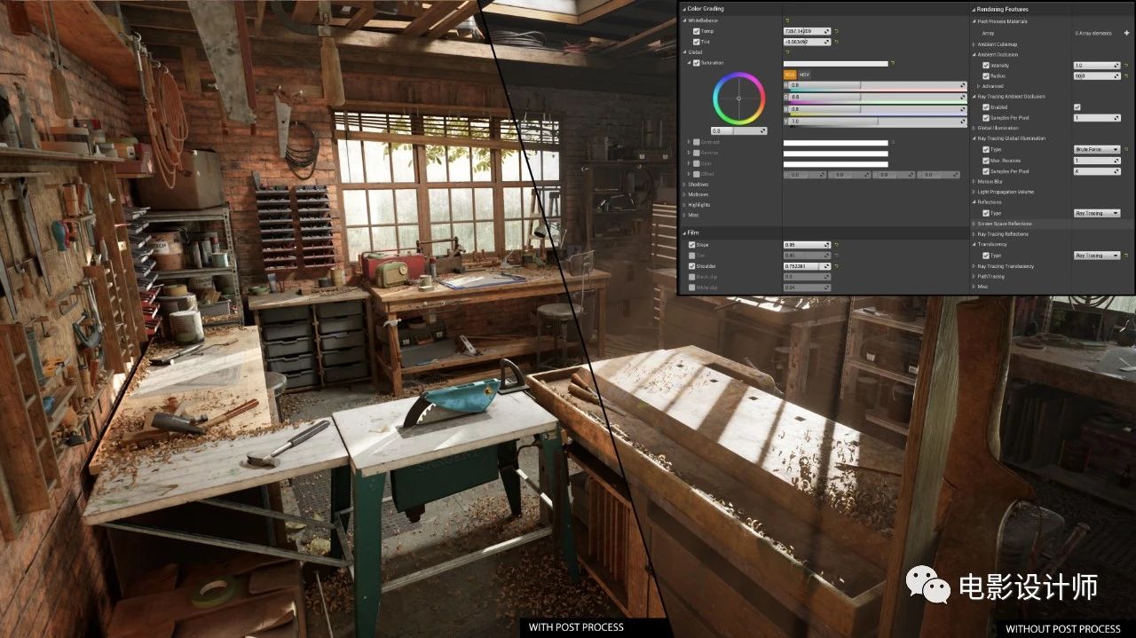 筑影分享：细节爆表，如果制作一个UE4超写实的木匠工作室