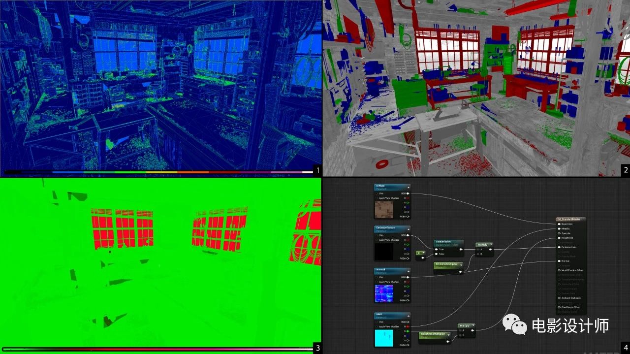筑影分享:细节爆表,如果制作一个UE4超写实的木匠工作室